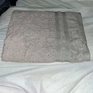 Soft Gray Bath Towel
